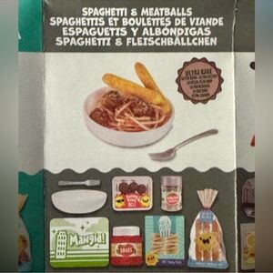 Rare spaghetti meatballs dinner set
Miniverse make it mini food diner series 3